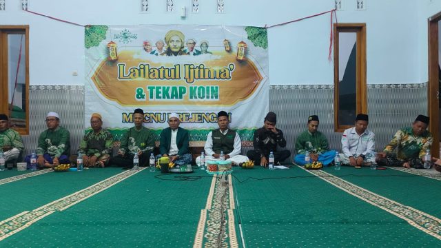 MWCNU Krejengan Gelar Lailatul Ijtima’ dan Halal Bihalal, Perkuat Gerakan Koin NU