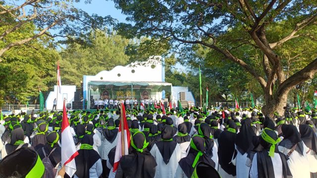 Ribuan Kader PCNU Kraksaan, hadir Apel Akbar Kader Penggerak