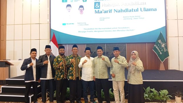 Meriahkan Muktamar, LP Ma’arif NU PCNU Kraksaan Hadiri Halaqah Pendidikan Ma’arif NU di Jombang