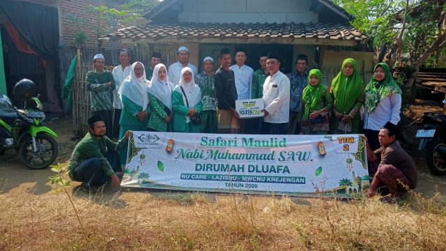 Safari Maulid Dhuafa MWCNU Krejengan: Menjemput Maulid ke Rumah Warga, Menghidupkan Kepedulian dari Desa