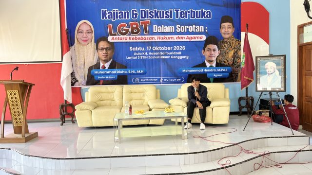 Sambut Hari Santri Nasional 2026, LPM STIH Zainul Hasan Genggong Bersama LTN PCNU Kraksaan Gelar Kajian Hukum LGBT